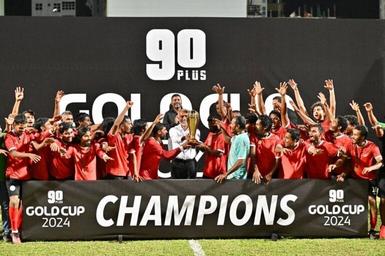 “90 ޕްލަސް ގޯލްޑް ކަޕް 2024” ފުޓްބޯޅަ މުބާރާތުގެ ތަށި އޭދަފުށި ޓީމުން އުފުލައިފި