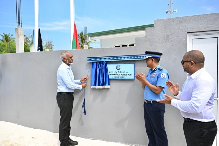 ތަކަންދޫ ފުލުހުންގެ މަރުކަޒު ހުޅުއްވައި ދެއްވައިފި