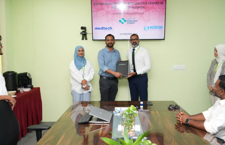 ހުޅުމާލެ ހޮސްޕިޓަލުގައި 30 އެނދުގެ ޑައިލިސިސް ސެންޓަރެއް ހަދަން ހަވާލުކޮށްފި