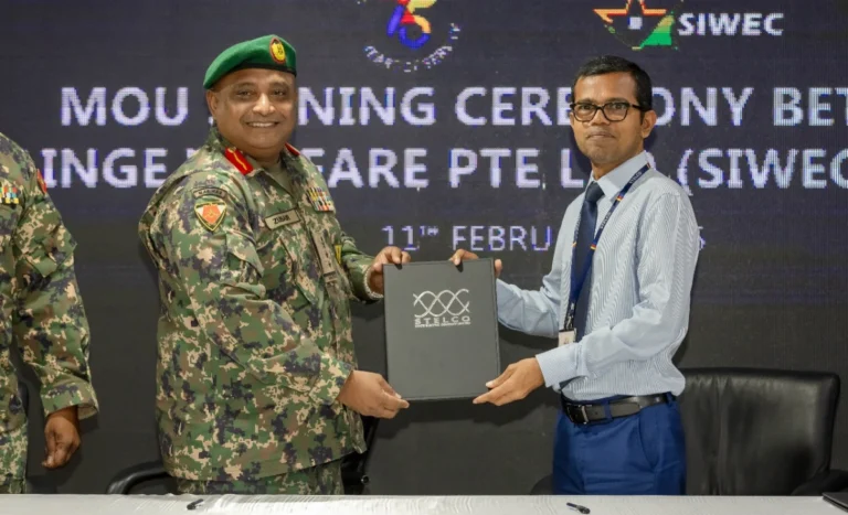 ސްޓެލްކޯގެ މުވައްޒަފުން ތަމްރީނުކުރުމަށް ސިވެކްއާ އެކު ފަހުމުނާމާއެއްގައި ސޮއިކޮށްފި