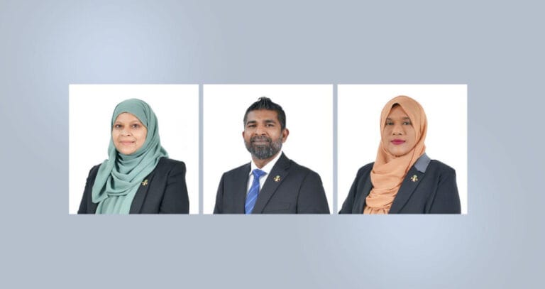 އައިޕީޔޫގެ އޭޝިޔާ ޕެސިފިކް ސަރަޙައްދު ތަމްސީލުކުރާ 3 މަޤާމަކަށް މަޖިލީހުގެ 3 މެންބަރުން