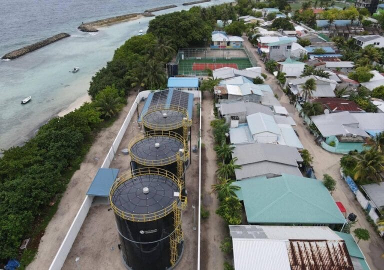 ކެންދޫގެ ފެނާއި ނަރުދަމާ ގާއިމުކުރުމުގެ މަޝްރޫއު ނިންމައި، ކޮމިޝަންކޮށްފި