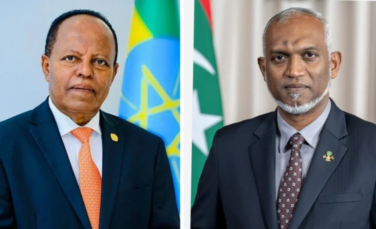 އިތިއޯޕިއާގެ ގައުމީ ދުވަހުގެ ތަހުނިޔާ އެ ގައުމުގެ ރައީސްއާއި ބޮޑުވަޒީރަށް، ރައީސުލްޖުމްހޫރިއްޔާ ފޮނުއްވައިފި