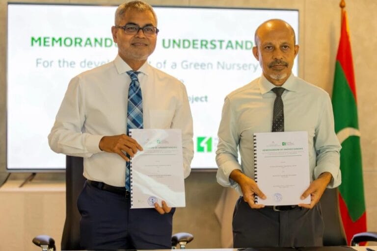 ފަސް މިލިއަން ގަސް އިންދުމުގެ މަޝްރޫއަށް ހުޅުމާލޭގައި ޒަމާނީ ނާސަރީއެއް ގާއިމު ކުރަނީ