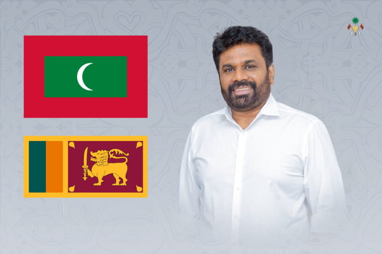 ލަންކާގެ ރައީސް ރާއްޖެ ވަޑައިގަންނަވަނީ