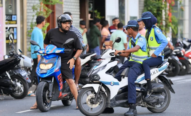 ޓްރެފިކް އޮޕަރޭޝަނަށް އާންމުން ދިން އެއްބާރުލުމަށް ފުލުހުންގެ ޝުކުރު