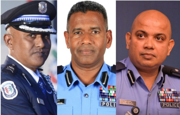 ޕޮލިސް ކޮމިޝަނަރު ކަމަށް ނަވީން، ފަރުހާދު އަދި ޝަމީމް ކުރިމަތިލައްވައިފި