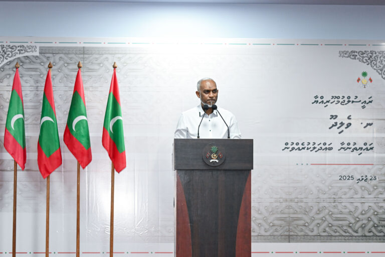 ގައުމީ ލޯބި ކުރިމަތީގައި ސިޔާސީ އޮއިވަރަކީ އެއްވެސް މާނައެއް ހުރި އެއްޗެއް ނޫން: ރައީސް 
