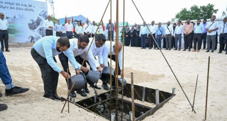 ހޮޅުދޫ ފިޓްނަސް އެންޑް ރެކްރިއޭޝަން ސެންޓަރުގެ ބިންގާ އަޅައިފި
