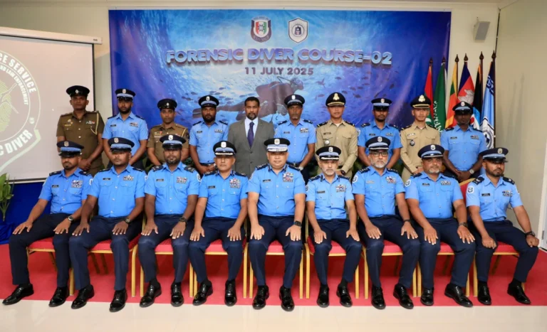 ފޮރެންސިކް ޑައިވިންގ ކޯސް ކާމިޔާބު ކަމާއެކު ނިންމާލައިފި