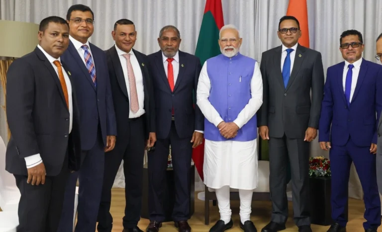 ރާއްޖޭގެ ސިޔާސީ ޕާޓީތަކުގެ ވެރިންނާ އިންޑިޔާގެ ބޮޑުވަޒީރު މޯދީ ބައްދަލުކުރައްވައިފި