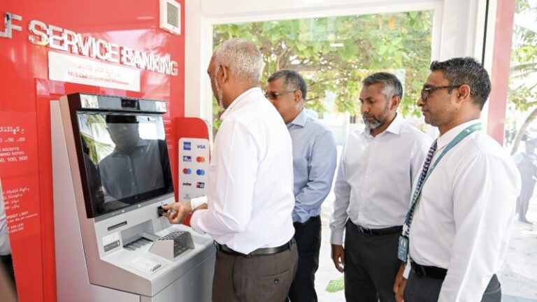 ހަނިމާދޫގައި މީހުން ދިރިއުޅޭ ސަރަހައްދުގައި ބެހެއްޓި އޭޓީއެމްގެ ޚިދުމަތް ފަށައިފި