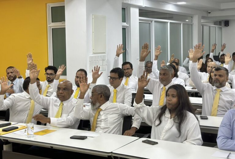 އެމްޑީޕީގެ ކޮންގްރެސް ކައުންސިލް އިންތިހާބަށްފަހު ބާއްވާގޮތަށް ނިންމައިފި