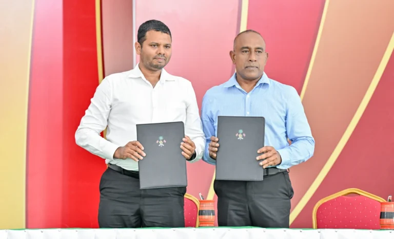 ތުޅާދޫ ކަލްޗަރަލް ސެންޓަރު ގާއިމުކުރުމުގެ އެއްބަސްވުމުގައި ސޮއިކޮށްފި