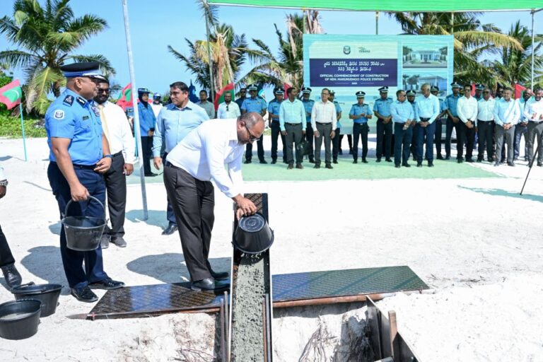 މަކުނުދޫ ޕޮލިސް ސްޓޭޝަންގެ އަމަލީ މަސައްކަތް ފަށައިފި