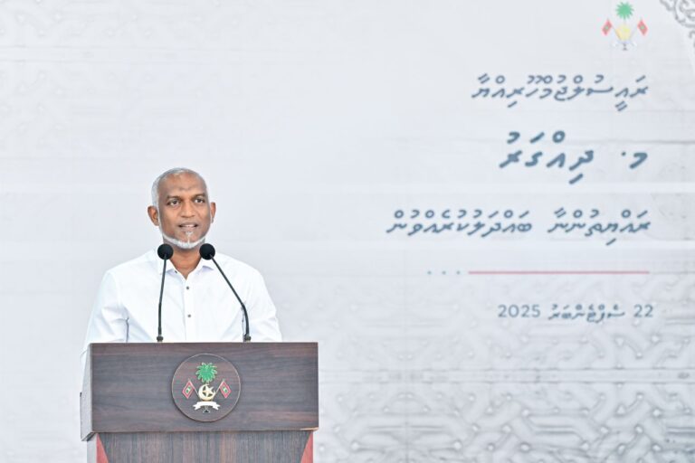 މަސްކިލޯއެއް 20 ރުފިޔާއަށް ހެދުމުގެ މަސައްކަތް އެބަކުރަން: ރައީސް