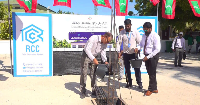 ކެޔޮދޫ ކައުންސިލް އައު އިމާރާތުގެ ބިންގާ އަޅައިފި