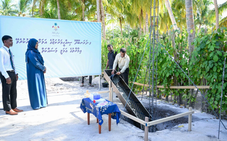 ދަރަނބޫދޫ ޞިއްޙީ މަރުކަޒުގެ އައު އިމާރާތުގެ ބިންގާ އަޅައިފި