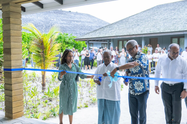 މެރިން ރިސާރޗް ސެންޓަރެއް ޖަވަކަރަ ރިސޯޓުގައި ހުޅުވައިފި