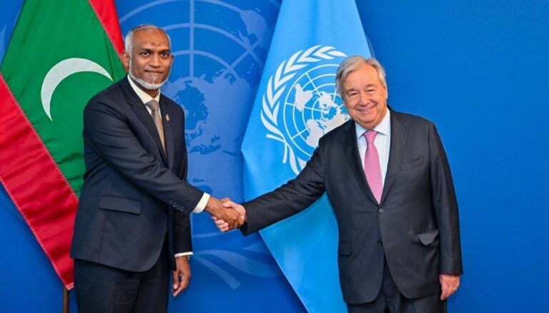 ރާއްޖެއިން އދ. ގައި ބައިވެރިވުމަކީ ދުނިޔޭގެ ކުދި ގައުމުތަކަށް ވެސް ލިބުނު އުއްމީދެއް: ރައީސް