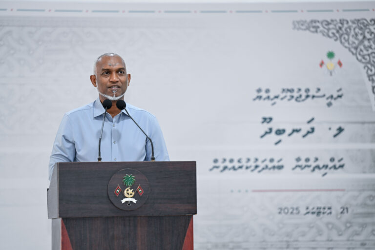 ދަނބިދޫ ނަރުދަމާގެ މައްސަލަ ހައްލުކުރުމަށްފަހު މަގުހެދުން ކުރިއަށްދާނެ: ރައީސް