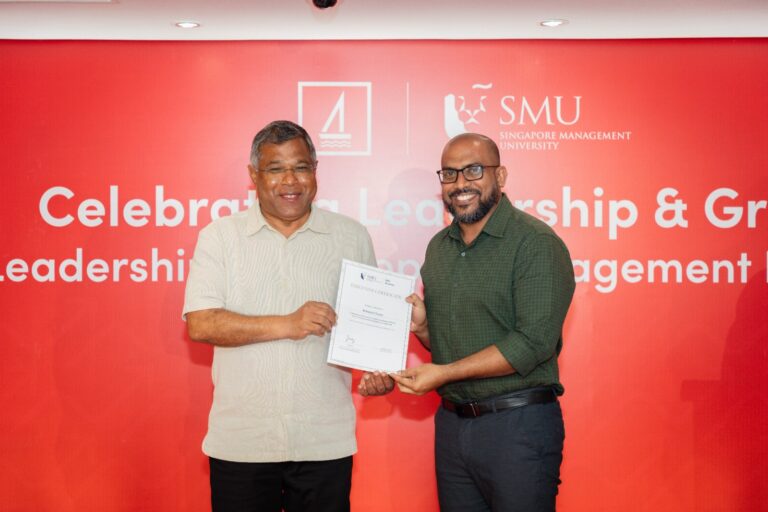 އެސްއެމްޔޫގެ ފަޚުރުވެރި ލީޑާޝިޕް ޕްރޮގްރާމް ބޭންކް އޮފް މޯލްޑިވްސްގެ މުވައްޒަފުން ފުރިހަމަކޮށްފި