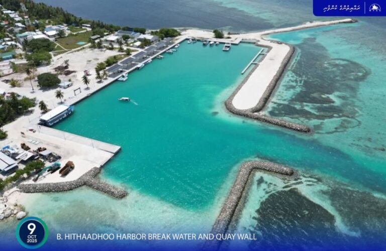 ހިތާދޫ ބަނދަރުގެ 91 ޕަސެންޓު މަސައްކަތް ނިންމައިފި