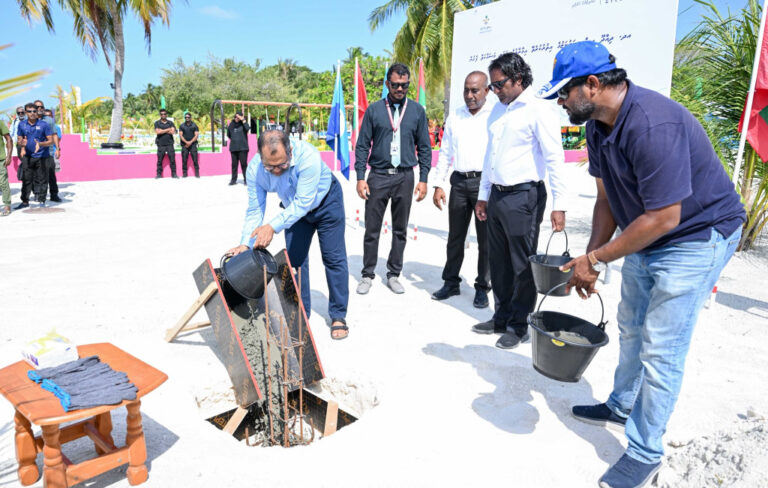 ދިއްދޫ ޞިއްޙީ މަރުކަޒުގެ އެކްސްޓެންޝަން އިމާރާތުގެ ބިންގާ އަޅައިފި