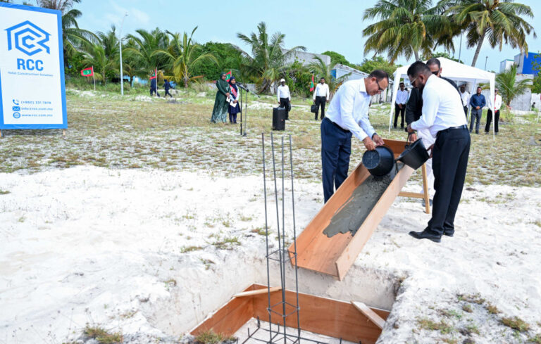 ހިންނަވަރު ކައުންސިލް އިދާރާގެ އައު އިމާރާތުގެ ބިންގާ އަޅައިފި