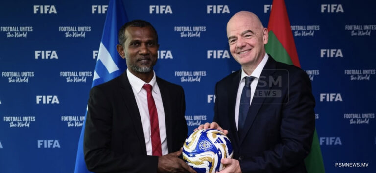ފީފާގެ ރައީސް އިންފަންޓީނޯ ހުކުރު ދުވަހު ރާއްޖެއަށް