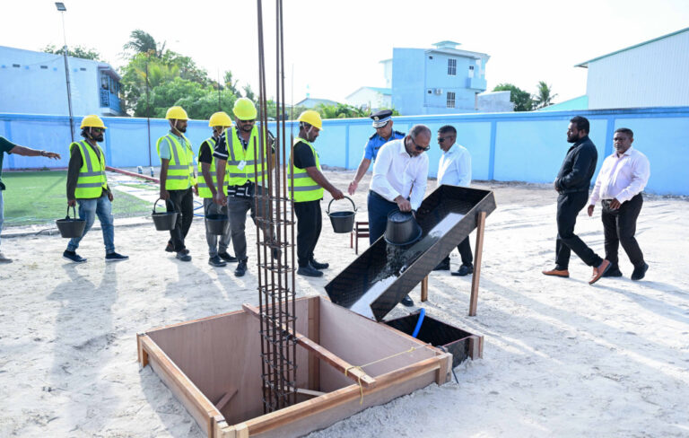 ނައިފަރުގައި ފުލުހުންގެ އެކޮމޮޑޭޝަން ބްލޮކް އިމާރާތްކުރުމުގެ މަސައްކަތް ފަށައިފި