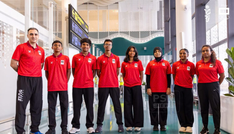އޭޝިއަން ޔޫތް ގޭމްސްގައި ބައިވެރިވާ  ޓޭބަލް ޓެނިސް ޓީމު ބަޙްރެއިނަށް