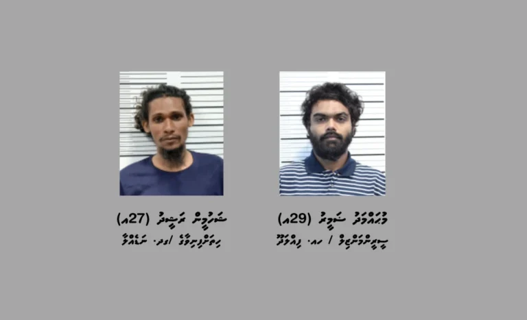 ވީޑިއޯ ނަގާ ބްލެކްމެއިލް ކުރި މައްސަލައެއްގައި ދެ މީހަކު ހައްޔަރު ކޮށްފި