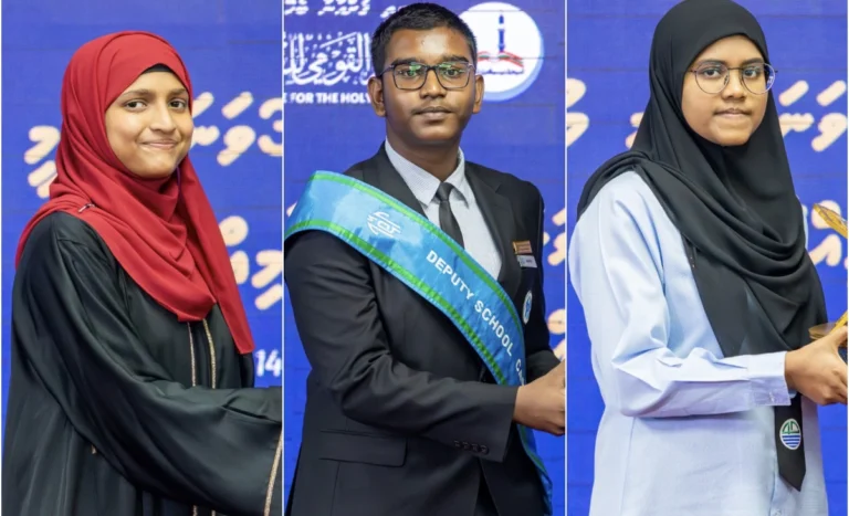 ޤައުމީ ޤުރުއާން މުބާރާތުގެ ފަޚުރުވެރި ރަންވަނަތައް ޝާޔާ، ޝަބާ އަދި ޝައިމްއަށް