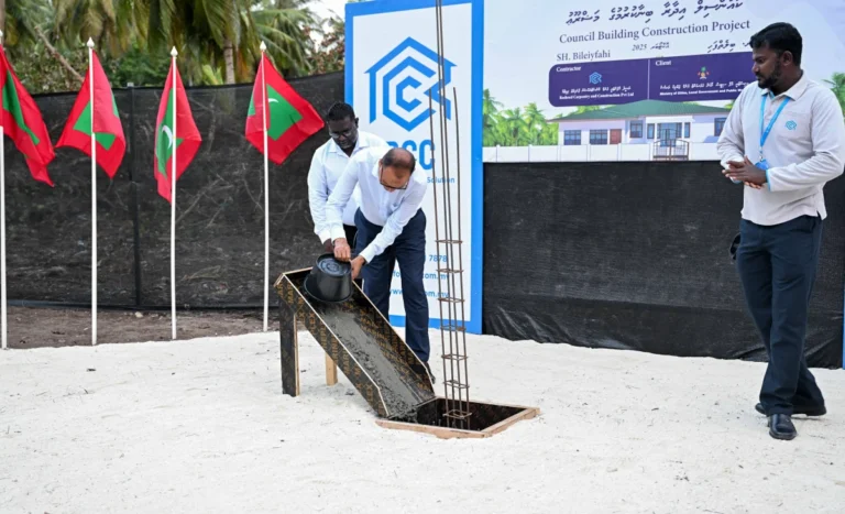 ބިލެތްފަހީގައި އިމާރާތްކުރާ ފުލުހުންގެ މަރުކަޒާއި ކައުންސިލް އިދާރާގެ މަސައްކަތް ފަށައިފި