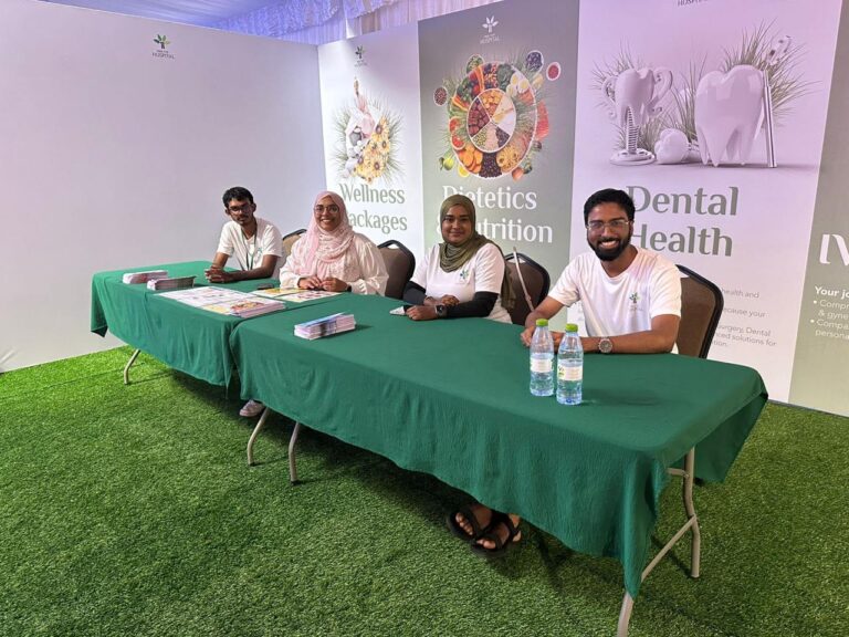 ހެލްތް އެކްސްޕޯ ގައި ޓްރީ ޓޮޕް ހޮސްޕިޓަލްއިން ބައިވެރިވެއްޖެ, އަވަހަށް ވަޑައިގަންނަވާ