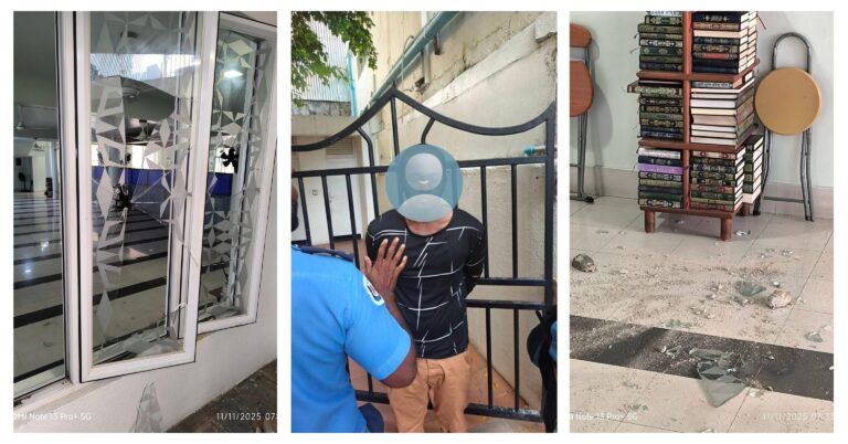 ޠައިބާ މިސްކިތަށް ގެއްލުންދިން މީހާ އާއިލާއާ ހަވާލުކޮށްފި