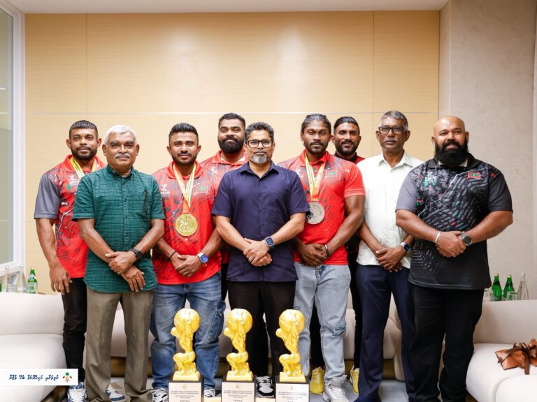 ވޯލްޑް ބޮޑީބިލްޑިން އެންޑް ފިޒިކްސް ސްޕޯޓްސް ޗެމްޕިއަންޝިޕުން ރާއްޖޭގެ ގައުމީ ޓީމަށް 3 މެޑަލް