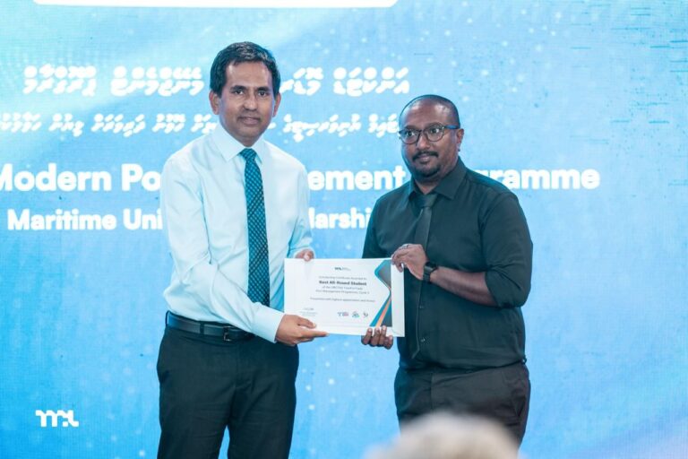 އެމްޕީއެލްގެ ޕޯޓް ޓްރެއިނިން ސެންޓަރުގެ ދިރާސީ އަހަރުގެ ނިމުން ފާހަގަކޮށްފި