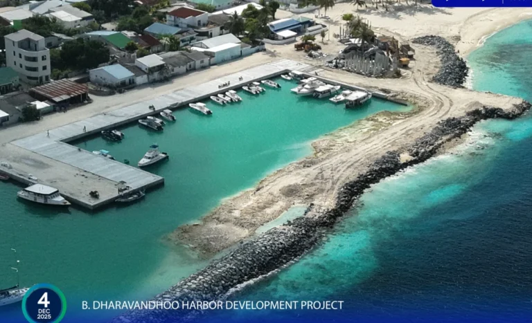 ދަރަވަންދޫ ބަނދަރުގެ މަސައްކަތް ބާރު ސްޕީޑުގައި ކުރިއަށް