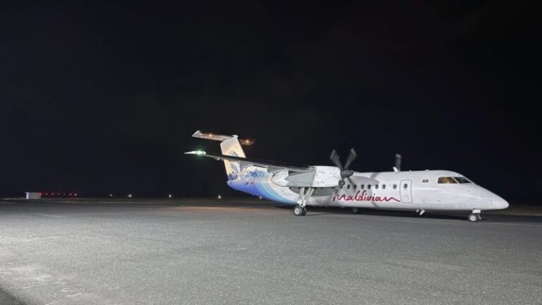 ފުނަދޫ އެއަރޕޯޓަށް ރޭގަނޑު ދަތުރުތައް ފެށުމަށް ޓެސްޓް ފްލައިޓް ޖައްސައިފި