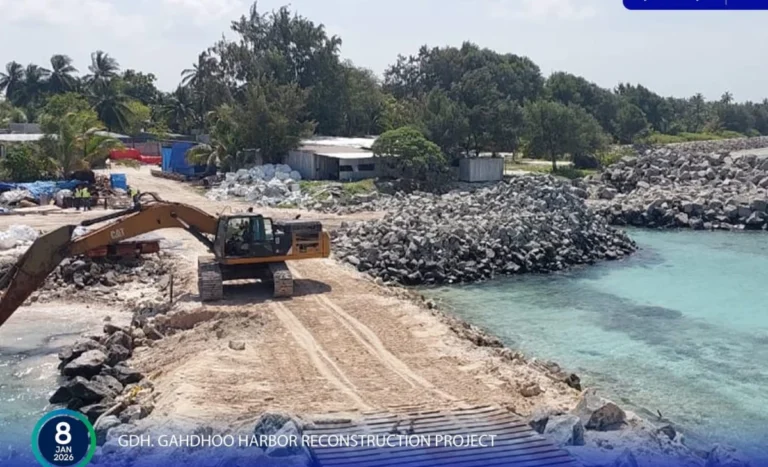 ގައްދޫ ބަނދަރު ތަރައްގީކުރުމުގެ 83 އިންސައްތަ މަސައްކަތް ނިމިއްޖެ