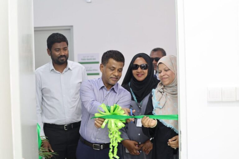 ހިންމަފުށީ ސިއްހީ މަރުކަޒުގައި ލެބޯޓަރީގެ ހިދުމަތް އިފްތިތާހުކޮށްފި