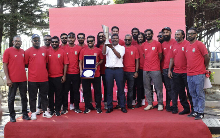 ސާފް ޗެމްޕިއަން ފުޓްސަލް ޓީމަށް އެސްޓީއޯއިން ރަތްދޫލައިގެ މަރުހަބާއެއް