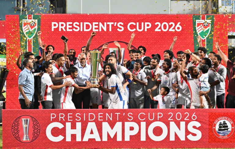 ޕްރެސިޑެންޓްސް ކަޕްގެ ފައިނަލް މެޗު ޝަރަފުވެރިކޮށްދެއްވީ ރައީސް