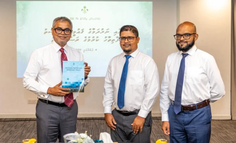 “ނޭޝަނަލް ވޯޓަރ އެންޑް ސްވަރޭޖް ޕޮލިސީ” އިފްތިތާހު ކޮށްފި