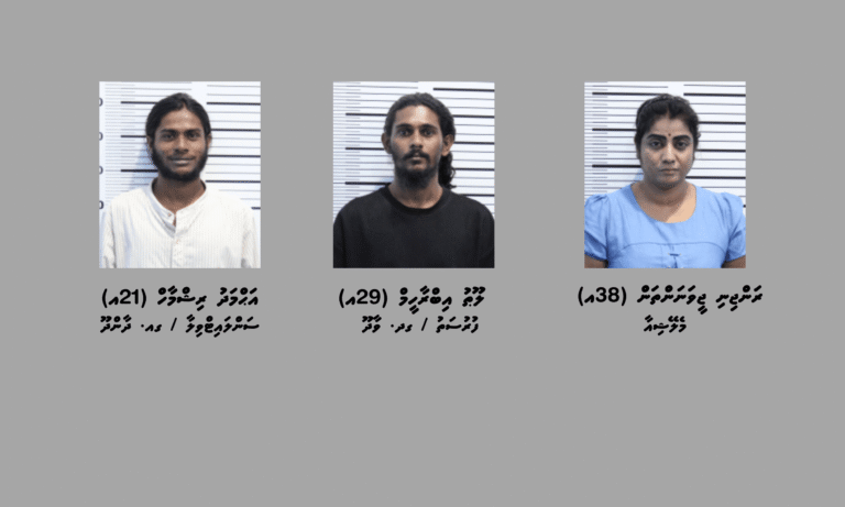 މަސްތުވާތަކެތި ވައިގެ މަގުން ރާއްޖެއަށް އެތެރެކުރަން އުޅުނު ތިން މީހުން ހައްޔަރުކޮށްފި