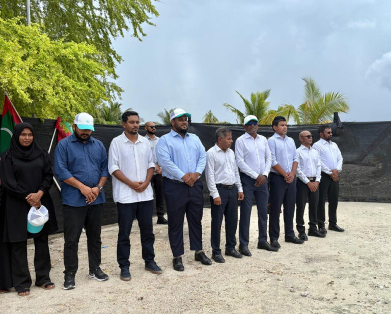 މަޑަވެލީގެ ބިން ހިއްކުމާއި ގޮނޑުދޮށް ހިމާޔާތްކުުރުމުގެ މަސައްކަތް ފަށައިފި