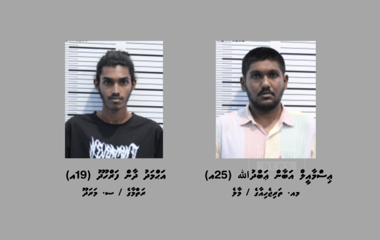 ކަނޑުމަގުން މަސްތުވާތަކެތި އެތެރެކުރި ދެ މީހަކު ހައްޔަރުކޮށްފި