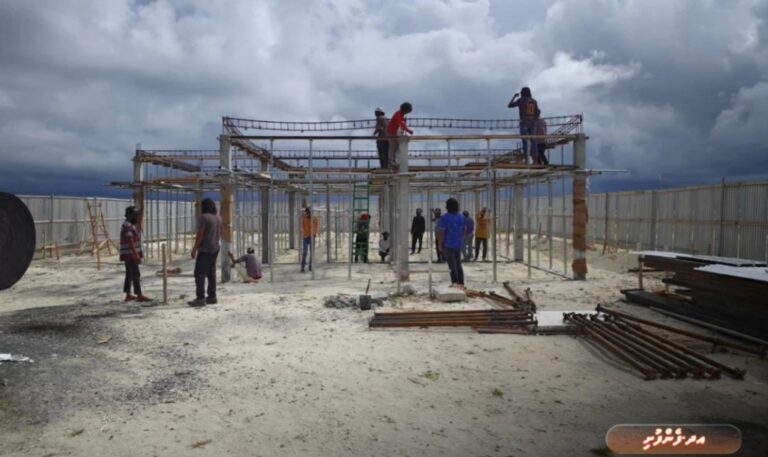 ފެންފުށީގައި ފުލުހުންގެ މަރުކަޒު ގާއިމްކުރުމުގެ މަސައްކަތް ބާރަށް ކުރިއަށް